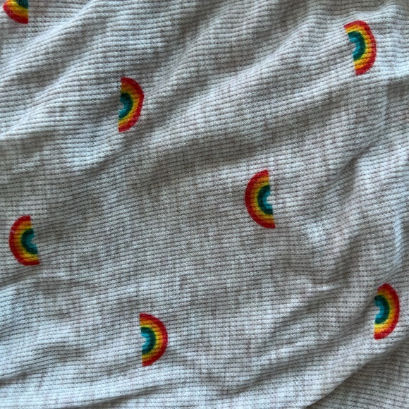 NWOT Rainbow Pajama Shorts - Picture 4 of 4